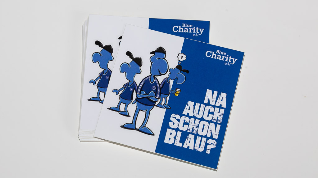 Aufkleber - Blue Charity